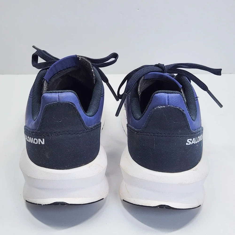 Salomon Shoes Youth Size 4 Blue Contagrip Low Top Trail Running Sneakers 472810